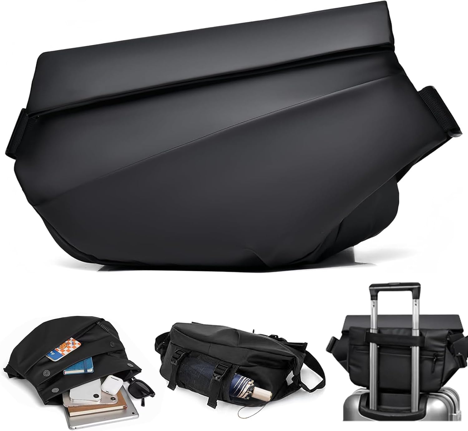 Sling Backpack Shoulder - Grande anti-roubo crossbody sacos para homens