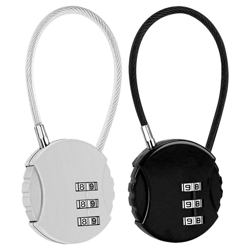 Backpack Lock Combo - Forma redonda bagagem combinação bloqueio de