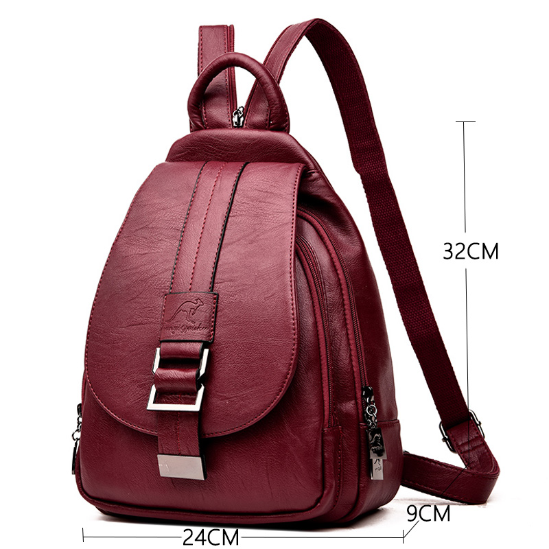 Designer Mochilas de Couro par - School Backpack Teen avaliação e preço